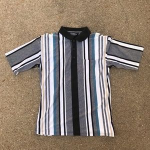 Knights Table Striped Polo Shirt